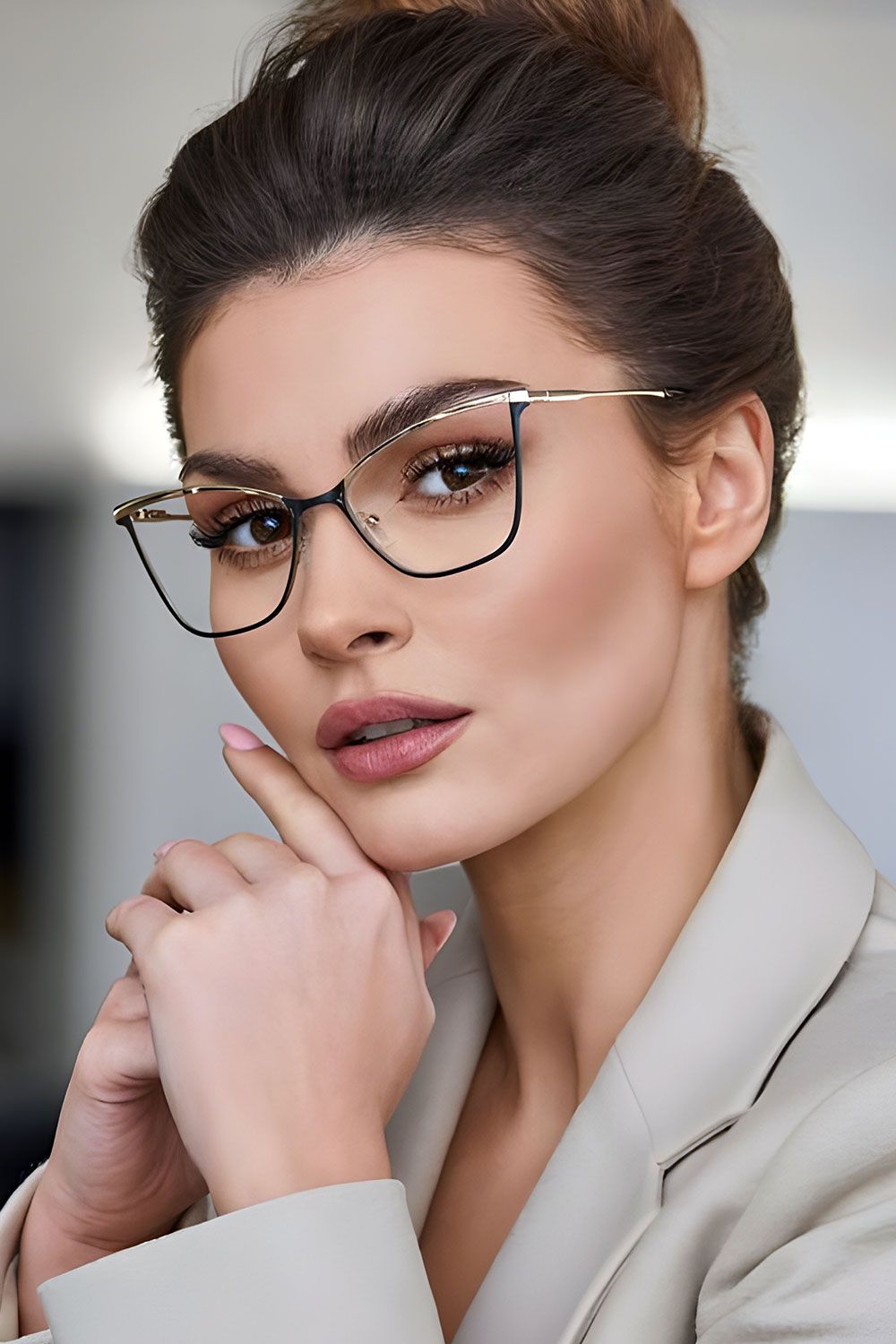 Fashion Cat Eye Glasses for Women – Chic Non-Prescription Eyewear