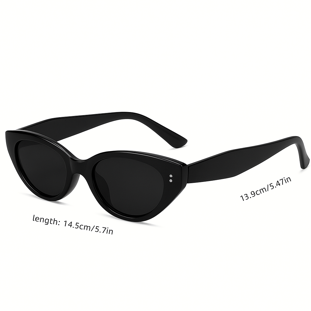 Classic Cat Eye Fashion Sunglasses – Anti-Glare Sun Shades