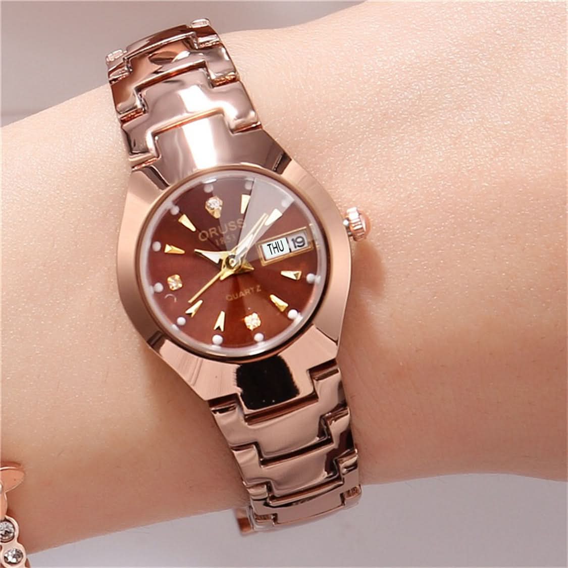 Luxury Rhinestone Quartz Watch