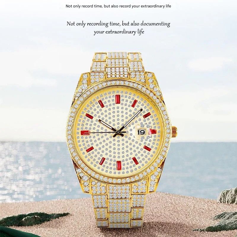 BELBI Unisex Fashion Quartz Watch – Luminous Dial, Calendar, 30M Waterproof